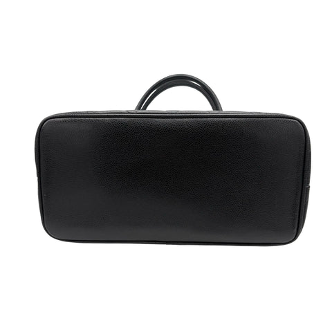 【中古】 CHANEL シャネル 復刻トート トートバッグ ブラック キャビアスキン 中古 USED バッグ