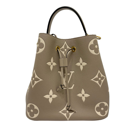 【中古】 LOUIS VUITTON ルイ・ヴィトン NEO NOE MM ネオノエ MM ハンドバッグ ICチップ トゥルトレール クレーム レザー 中古 USED バッグ
