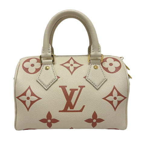 【中古】 LOUIS VUITTON ルイ・ヴィトン SPEEDY スピーディ・バンドリエール20 ショルダーバッグ ICチップ(2021年~) クリームローズ キャンバス 中古 USED バッグ