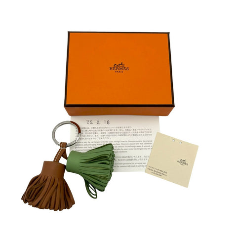 【中古】 Hermes エルメス チャーム カルメン グリーン系/ブラウン系 アニューミロ 中古