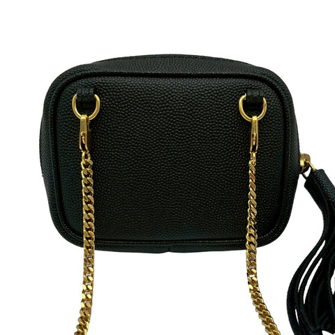 【美品】 SAINT LAURENT サンローラン BABY LOU SHOULDERBAG ベイビールー ショルダーバッグ ブラック レザー 中古 USED バッグ