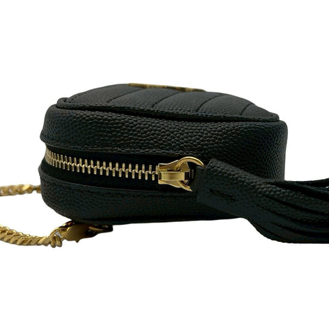 【美品】 SAINT LAURENT サンローラン BABY LOU SHOULDERBAG ベイビールー ショルダーバッグ ブラック レザー 中古 USED バッグ