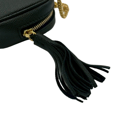 【美品】 SAINT LAURENT サンローラン BABY LOU SHOULDERBAG ベイビールー ショルダーバッグ ブラック レザー 中古 USED バッグ