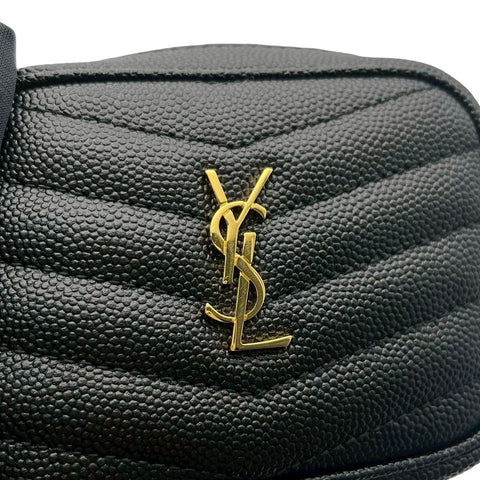 【美品】 SAINT LAURENT サンローラン BABY LOU SHOULDERBAG ベイビールー ショルダーバッグ ブラック レザー 中古 USED バッグ