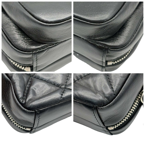 【中古】 CHANEL シャネル SMALLFLAPBAG スモールフラップバッグ ショルダーバッグ 28番台(2019年) ブラック カーフスキン 中古 USED バッグ