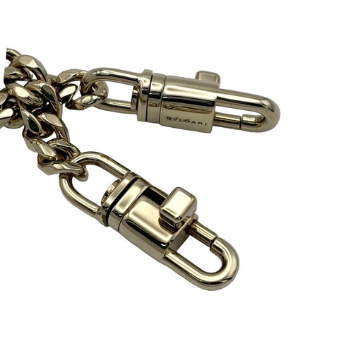 【未使用】 BVLGARI ブルガリ MINISHOULDERBAG ミニショルダーバッグ ショルダーバッグ ICチップ シルバー レザー 未使用  バッグ