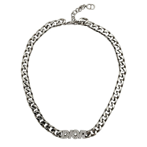 【中古】 Dior HOMME ディオール オム ITALIC チェーンリンク 小物 シルバー ブラス 中古 BRASS