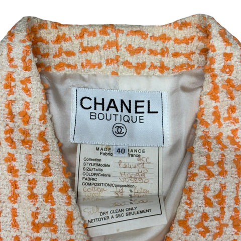 【中古】 CHANEL シャネル SET UP セットアップ ジャケット スカート40 USED 中古 1995年 CLOTHES 洋服