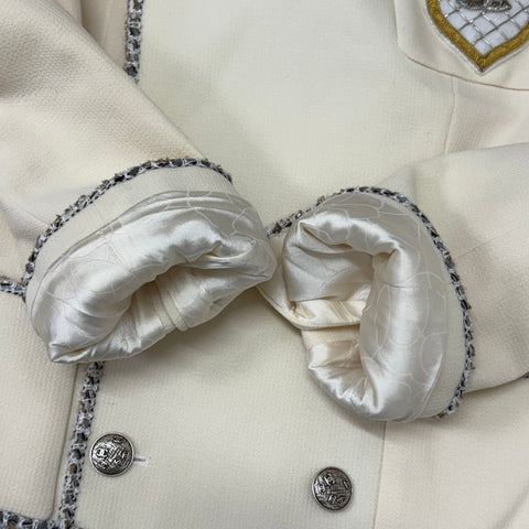 【美品】 CHANEL シャネル JACKET エンブレムジャケット トップス付き 38 USED 中古 2005年 CLOTHES 洋服