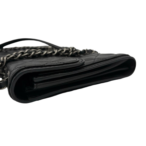 【中古】 CHANEL シャネル CHAINSHOULDERBAG チェーンショルダーバッグ ショルダーバッグ 18番台(2013-2014年) ブラック ラムスキン 中古 USED バッグ