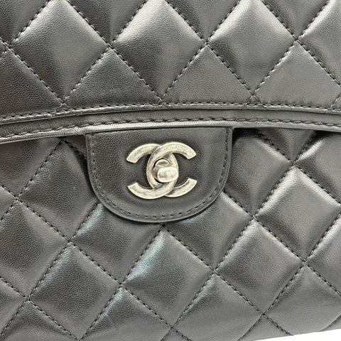 【中古】 CHANEL シャネル CHAINSHOULDERBAG チェーンショルダーバッグ ショルダーバッグ 18番台(2013-2014年) ブラック ラムスキン 中古 USED バッグ