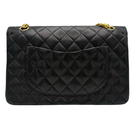 【中古】 CHANEL シャネル MATELASSE SHOULDERBAG マトラッセチェーンショルダーバッグ ショルダーバッグ 0番台(1988-1992年) ブラック ラムスキン ヴィンテージ 中古 USED バッグ