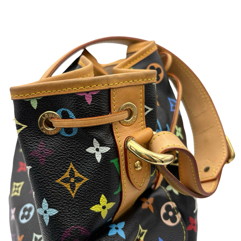 【中古】 LOUIS VUITTON ルイ・ヴィトン PETIT NOE(M42230) プチ・ノエ ショルダーバッグ ショルダーバッグ OA1077(2007年) マルチカラー PVC×キャンバス 中古 USED バッグ