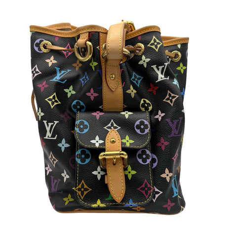 【中古】 LOUIS VUITTON ルイ・ヴィトン PETIT NOE(M42230) プチ・ノエ ショルダーバッグ ショルダーバッグ OA1077(2007年) マルチカラー PVC×キャンバス 中古 USED バッグ