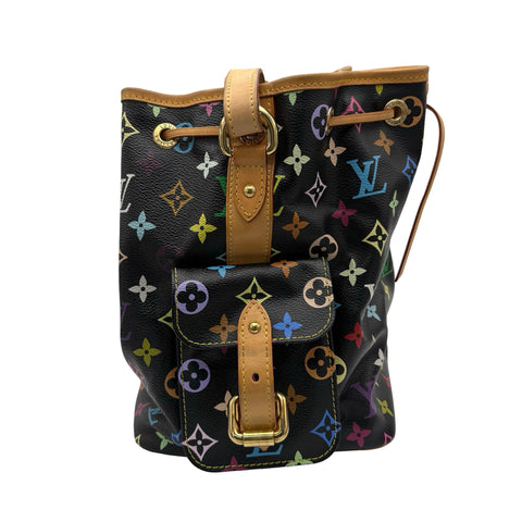 【中古】 LOUIS VUITTON ルイ・ヴィトン PETIT NOE(M42230) プチ・ノエ ショルダーバッグ ショルダーバッグ OA1077(2007年) マルチカラー PVC×キャンバス 中古 USED バッグ