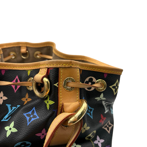 【中古】 LOUIS VUITTON ルイ・ヴィトン PETIT NOE(M42230) プチ・ノエ ショルダーバッグ ショルダーバッグ OA1077(2007年) マルチカラー PVC×キャンバス 中古 USED バッグ