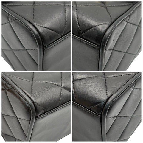【中古】 CHANEL シャネル MATELASSE CHAINSHOULDERBAG チェーンショルダーバッグ ショルダーバッグ 2番台(1993-1994年) ブラック ラムスキン ヴィンテージ 中古 USED バッグ