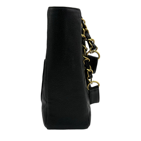【中古】 CHANEL シャネル CHAINSHOULDERBAG チェーンショルダーバッグ ショルダーバッグ 11番台(2007年) ブラック キャビアスキン 中古 USED バッグ
