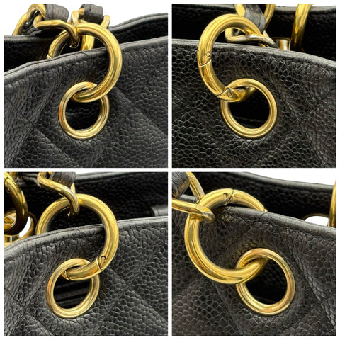 【中古】 CHANEL シャネル CHAINSHOULDERBAG チェーンショルダーバッグ ショルダーバッグ 11番台(2007年) ブラック キャビアスキン 中古 USED バッグ