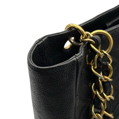 【中古】 CHANEL シャネル CHAINSHOULDERBAG チェーンショルダーバッグ ショルダーバッグ 11番台(2007年) ブラック キャビアスキン 中古 USED バッグ