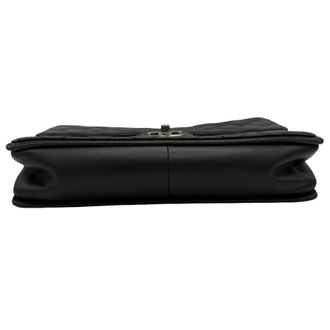 【中古】 CHANEL シャネル CCFLAPSHOULDERBAG CCフラップショルダーバッグ ショルダーバッグ 18番台(2013-2014年) ブラック ラムスキン 中古 USED バッグ