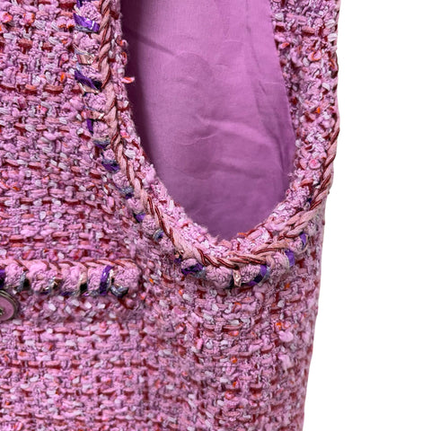 【中古】CHANEL シャネル TWEEDBEST ツイード ベスト ジレ 38 USED 中古 2021年 CLOTHES 洋服