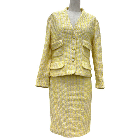 【中古】 CHANEL シャネル SET UP セットアップ ジャケット スカート 44 USED 中古 1995年 CLOTHES 洋服