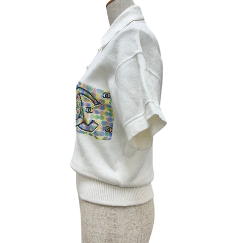 【中古】 CHANEL シャネル POLO SHIRT ポロシャツ 34 USED 中古 2021年 CLOTHES 洋服