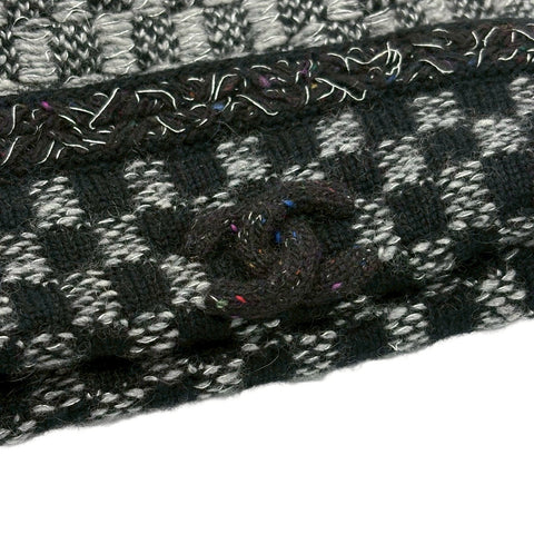 【中古】 CHANEL シャネル ニット帽 帽子 ココマーク USED 中古