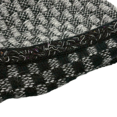 【中古】 CHANEL シャネル ニット帽 帽子 ココマーク USED 中古