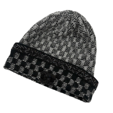 【中古】 CHANEL シャネル ニット帽 帽子 ココマーク USED 中古