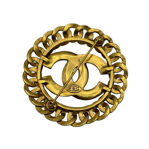 【中古】 CHANEL シャネル BROOCH ブローチ 小物 GP ヴィンテージ 中古