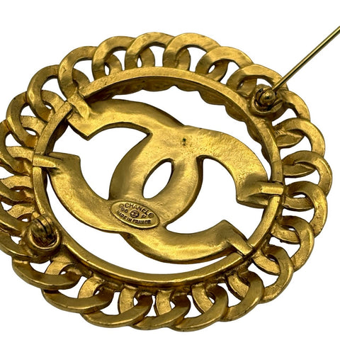 【中古】 CHANEL シャネル BROOCH ブローチ 小物 GP ヴィンテージ 中古