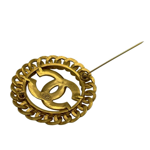 【中古】 CHANEL シャネル BROOCH ブローチ 小物 GP ヴィンテージ 中古