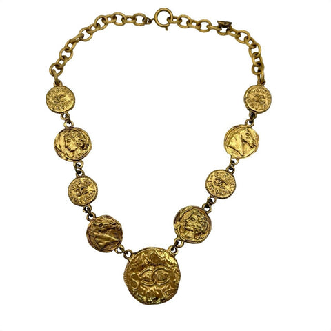 【中古】 CHANEL シャネル NECKLACE ネックレス 小物 GP ヴィンテージ 中古