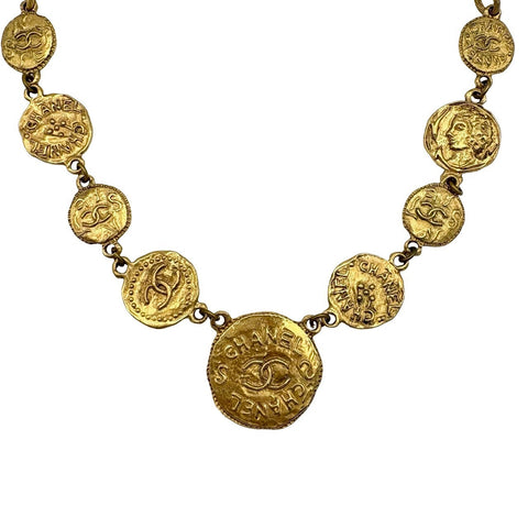 【中古】 CHANEL シャネル NECKLACE ネックレス 小物 GP ヴィンテージ 中古