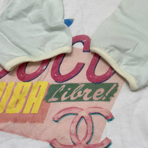 【中古】 CHANEL シャネル T-SHIRT Tシャツ トップス Sサイズ USED 中古 2017年 CLOTHES 洋服