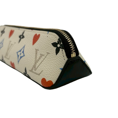 【中古】 LOUIS VUITTON ルイ・ヴィトン GAMEON PENCILPOUCH ゲームオン ペンケース 小物 マルチカラー キャンバス 中古 MULTICOLOR CANVAS