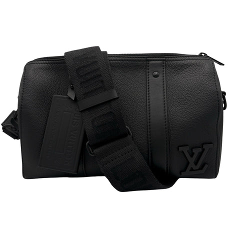 【中古】 LOUIS VUITTON ルイ・ヴィトン CITYKEEPALL(M59255) シティキーポル ショルダーバッグ ICチップ(2021年~) ブラック カーフ 中古 USED バッグ