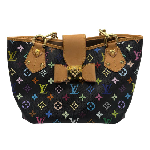 【中古】 LOUIS VUITTON ルイ・ヴィトン ANNIE MM アニーMM ショルダーバッグ SR4150(2010年) マルチカラー キャンバス 中古 USED バッグ