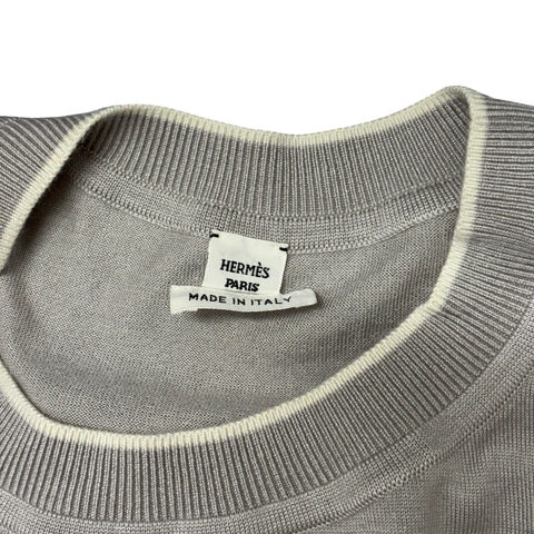 【中古】Hermes エルメス SHIRT ニットシャツ 42 USED 中古 CLOTHES 洋服