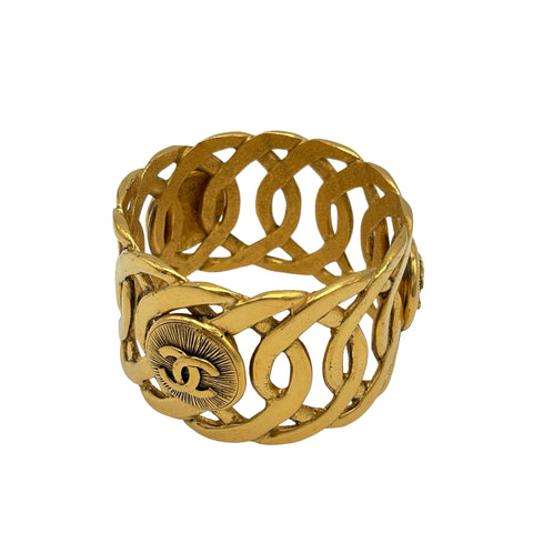 【中古】 CHANEL シャネル COCO BANGLE ココバングル 小物 GP 中古 GOLD