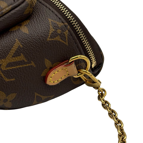 【中古】 LOUIS VUITTON ルイ・ヴィトン M82335 ミニ バムバッグ ショルダーバッグ ICチップ モノグラム キャンバス 中古 USED バッグ