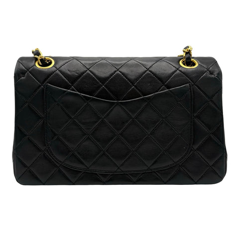 【中古】 CHANEL シャネル MATELASSE CHAIN SHOULDER BAG マトラッセ チェーンショルダーバッグ チェーンショルダー 1番台(1989-1991年) ブラック ラムスキン ヴィンテージ 中古 USED バッグ