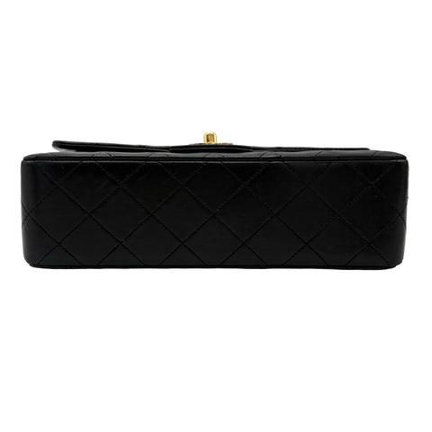 【中古】 CHANEL シャネル MATELASSE CHAIN SHOULDER BAG マトラッセ チェーンショルダーバッグ チェーンショルダー 1番台(1989-1991年) ブラック ラムスキン ヴィンテージ 中古 USED バッグ