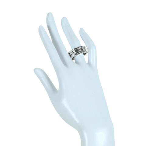 【中古】BVLGARI ブルガリ K18WG B-ZERO1 ビーゼロワン RING 指輪 13.0g #63