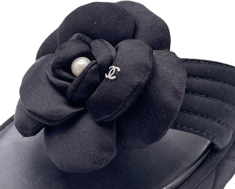 【中古】 CHANEL シャネル CAMELLIA SANDALS カメリア サンダル 39 USED 中古 2024年 SHOES 靴