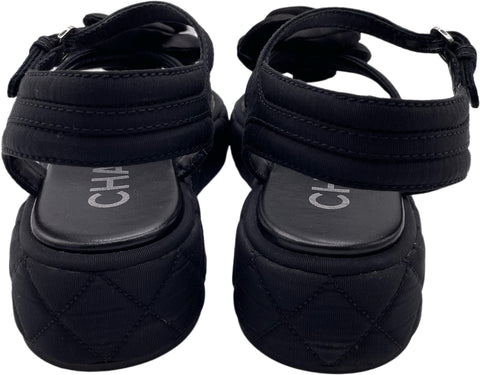 【中古】 CHANEL シャネル CAMELLIA SANDALS カメリア サンダル 39 USED 中古 2024年 SHOES 靴