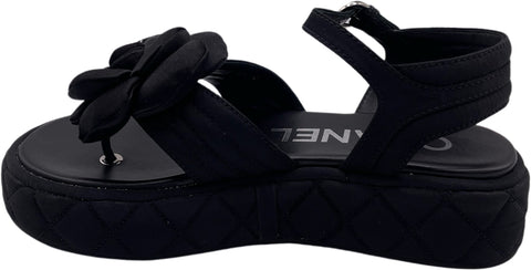 【中古】 CHANEL シャネル CAMELLIA SANDALS カメリア サンダル 39 USED 中古 2024年 SHOES 靴