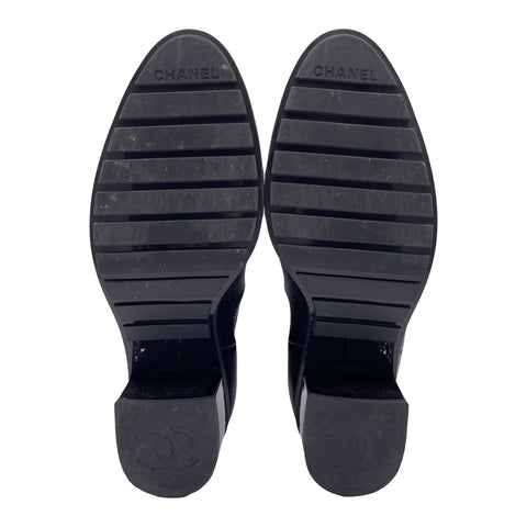 【中古】 CHANELシャネル SHORT BOOTS 39.5 USED 中古 2025年 SHOES 靴
